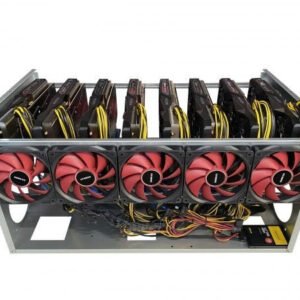 Mining Rig 8 GPU RX 6700 XT 372 mh/s